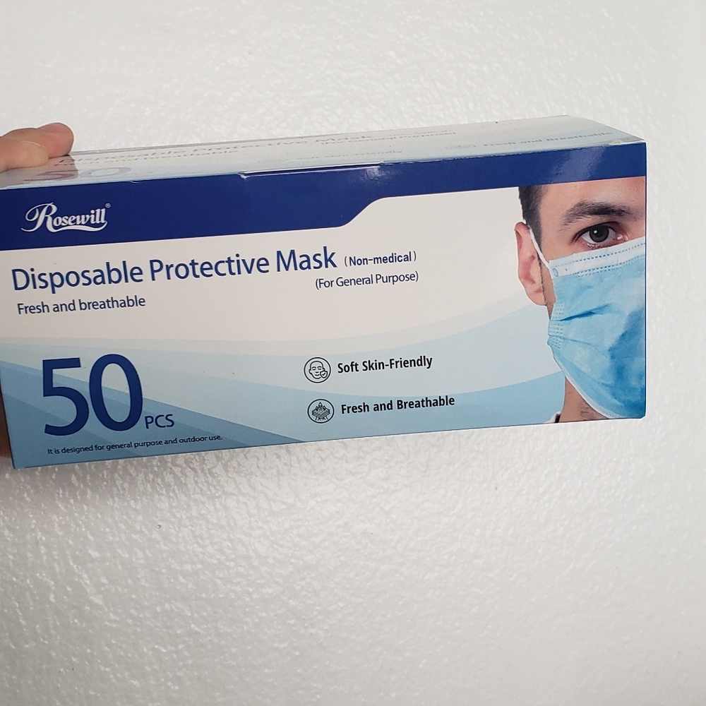 50 disponible masks
Face masks mark blue